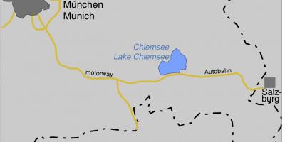 Mappa ofmunich laghi 