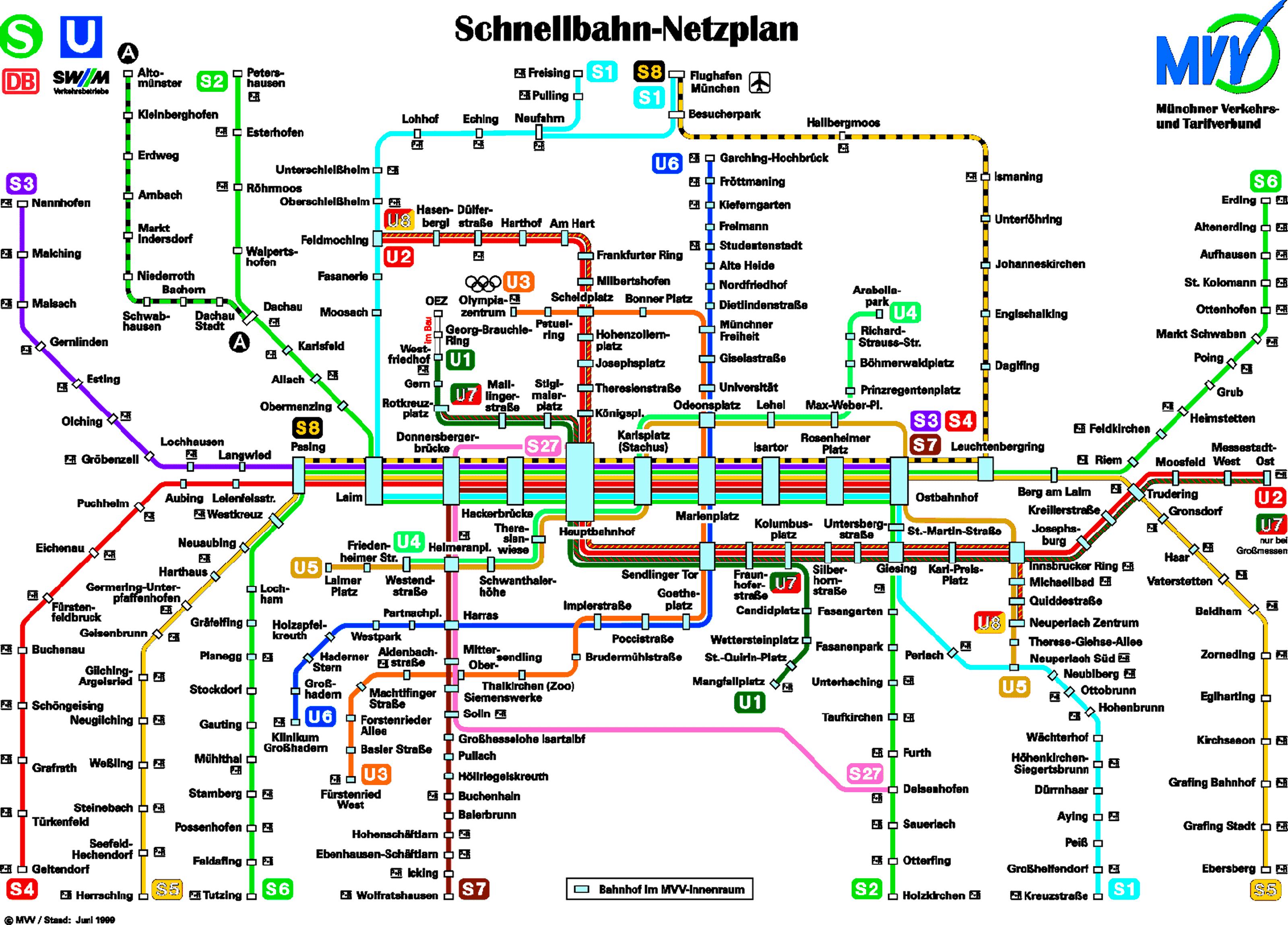 Metro Map Munich Metro Map Transit Map Subway Map - Gambaran