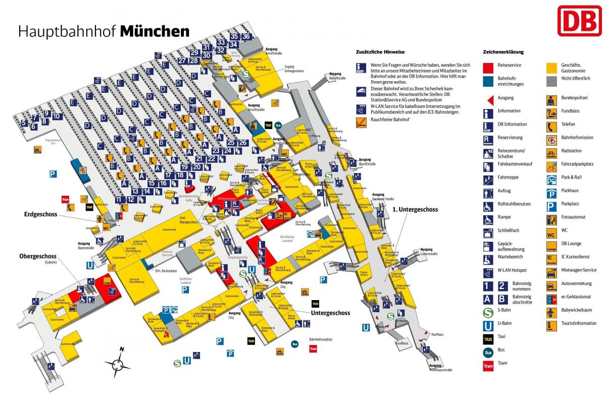 münchen hbf mappa